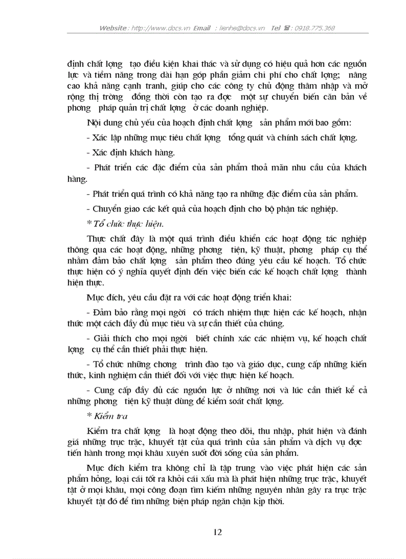 image for page Vấn đề chất lượng sản phẩm và quản lý chất lượng trong các doanh nghiệp Việt Nam hiện na