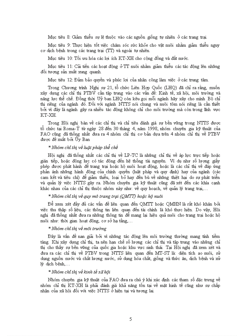 image for page Bước đầu nghiên cứu xây dựng Bộ chỉ thị đánh giá các hình thức nuôi tôm ở xã Quảng Công