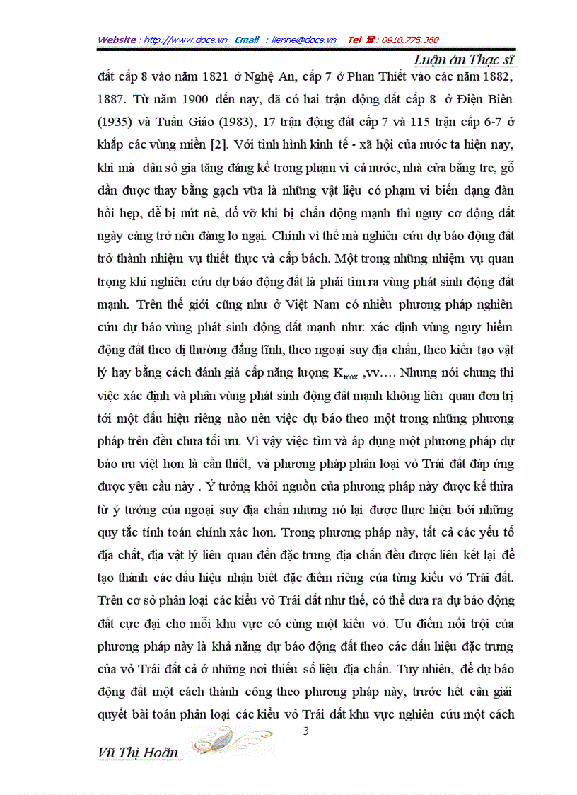 image for page Thiết lập chương trình phân loại vỏ trái đất