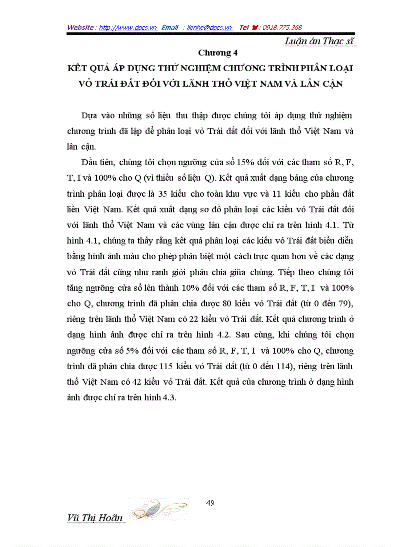 image for page Thiết lập chương trình phân loại vỏ trái đất