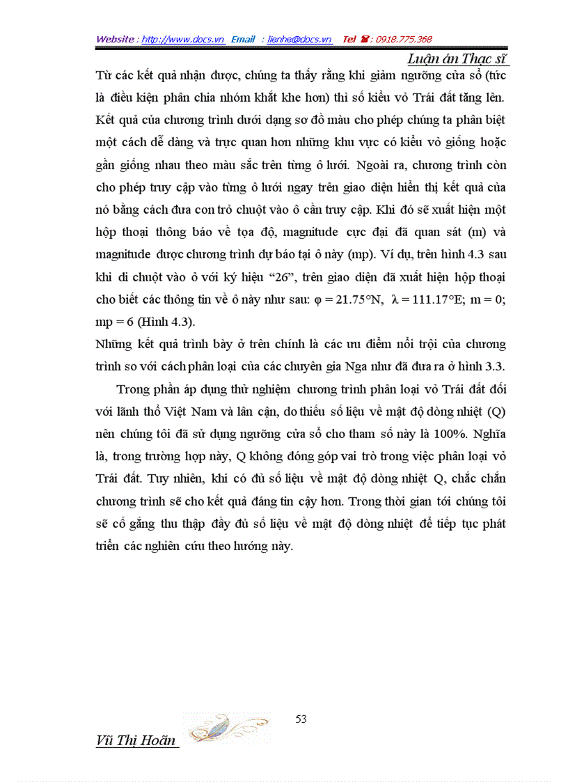 image for page Thiết lập chương trình phân loại vỏ trái đất