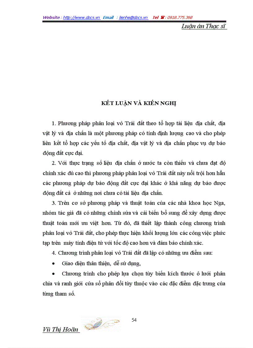 image for page Thiết lập chương trình phân loại vỏ trái đất