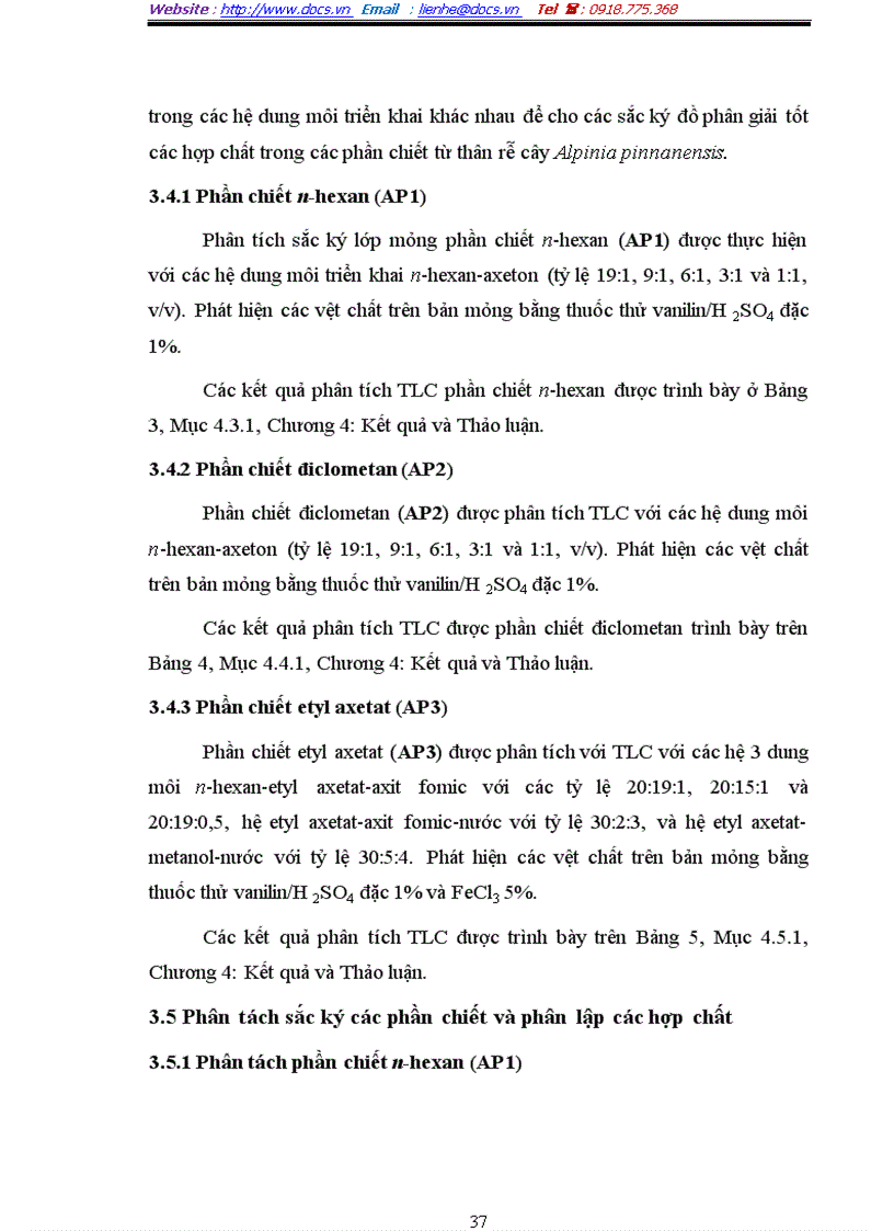 image for page Nghiên cứu phân lập xác định cấu trúc và khảo sát hoạt tính sinh học của các hợp chất phenolic từ cây alpinia pinnanensis t L Wu et senjen