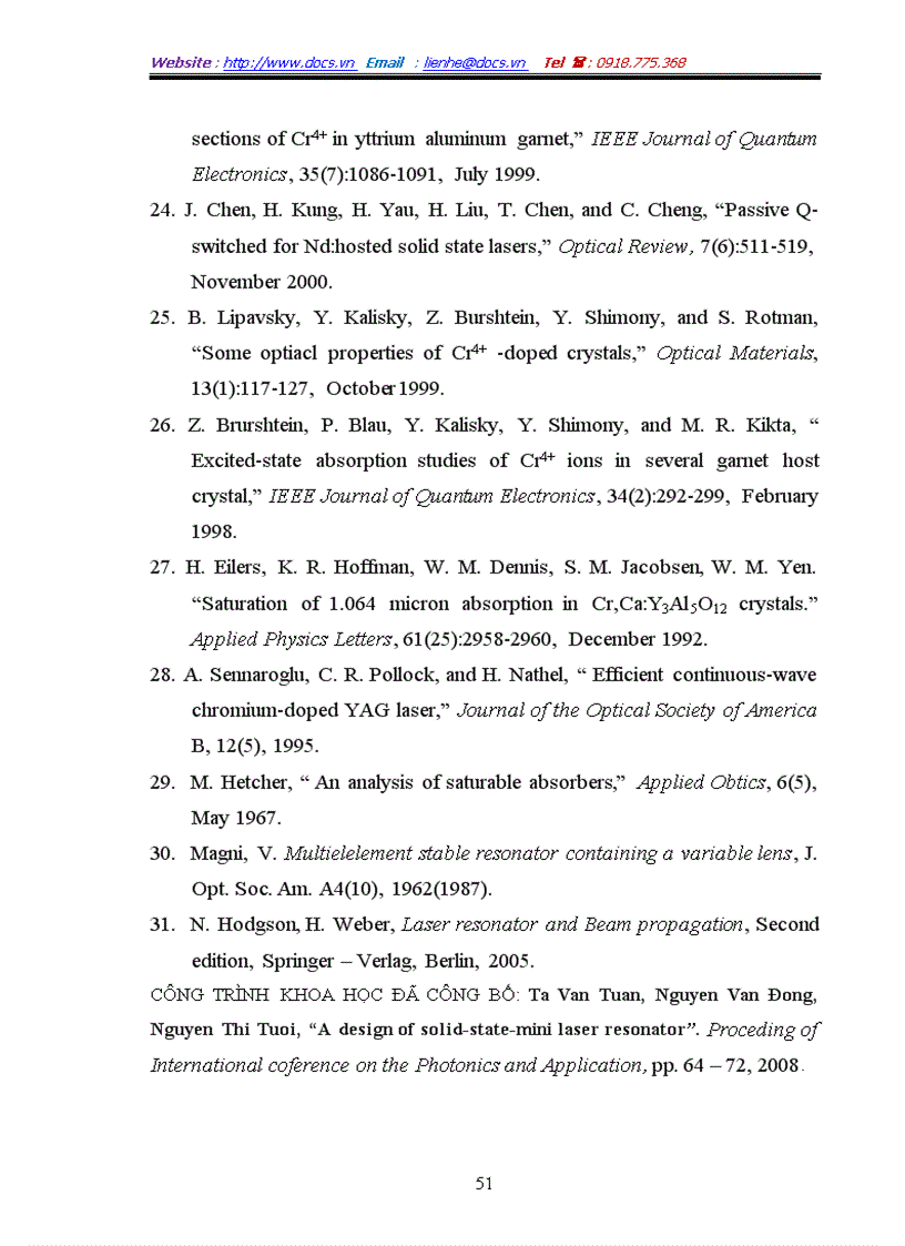 image for page Cơ sở động học của laser rắn được Q switch thụ động