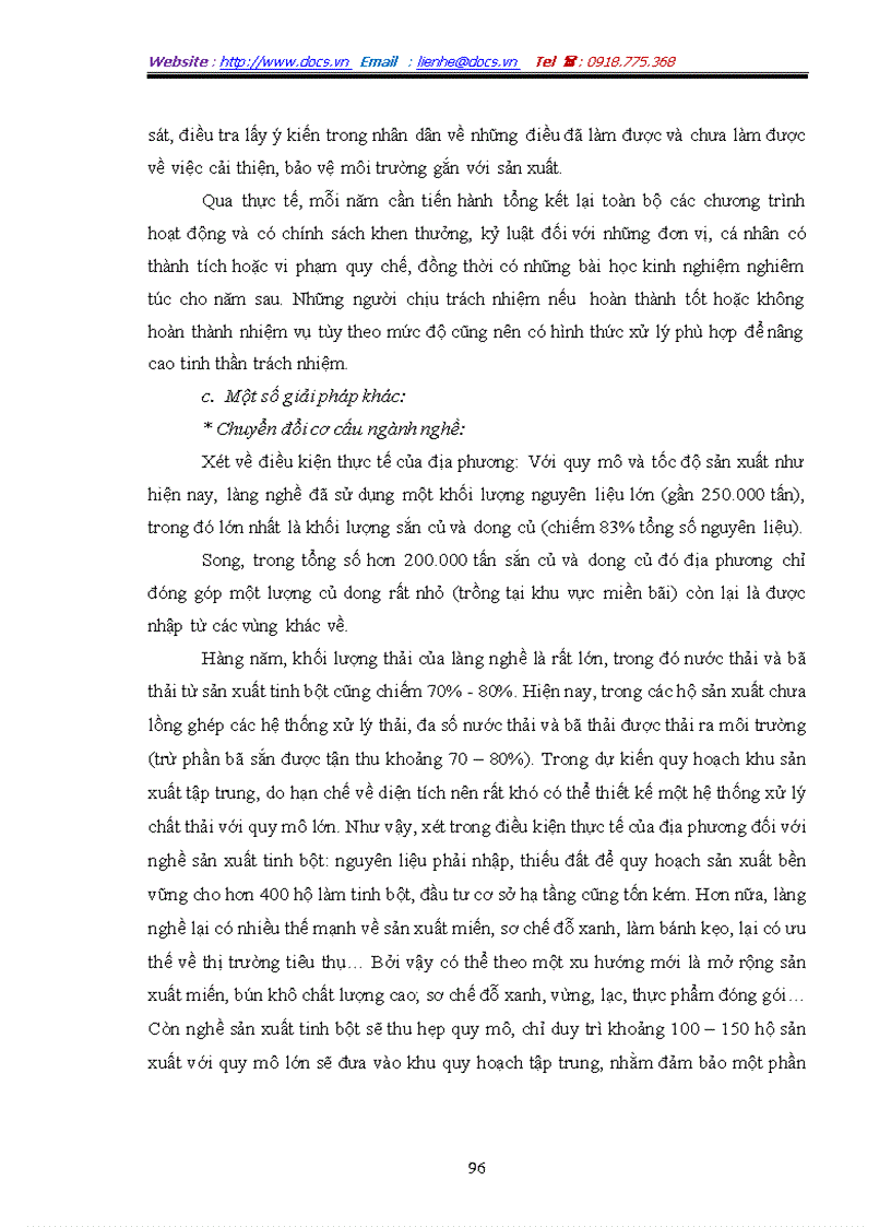 image for page Đánh giá hiện trạng ô nhiễm môi trường làng nghề dương liễu