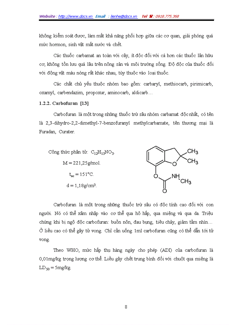 image for page Xác định hóa chất bảo vệ thực vật carbamat trong một số loại rau quả bằng phương pháp sắc ký lỏng khối phổ LC MS