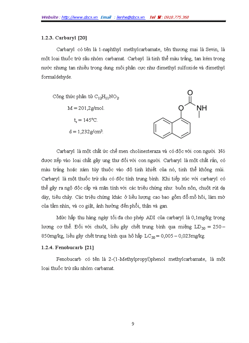 image for page Xác định hóa chất bảo vệ thực vật carbamat trong một số loại rau quả bằng phương pháp sắc ký lỏng khối phổ LC MS