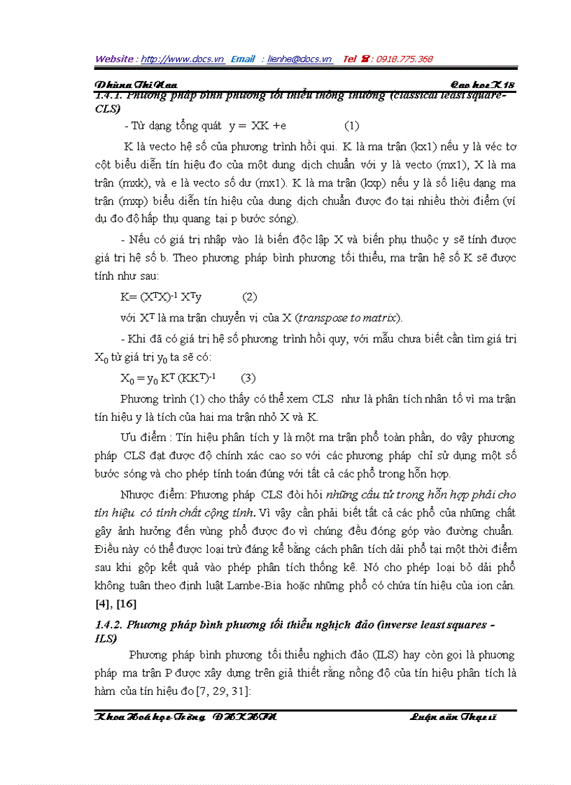 image for page Xác định đồng thời Ni Co Pd trong bản mạch điện tử bằng phương pháp trắc quang với thuốc thử PAN sử dụng thuật toán hồi quy đa biến