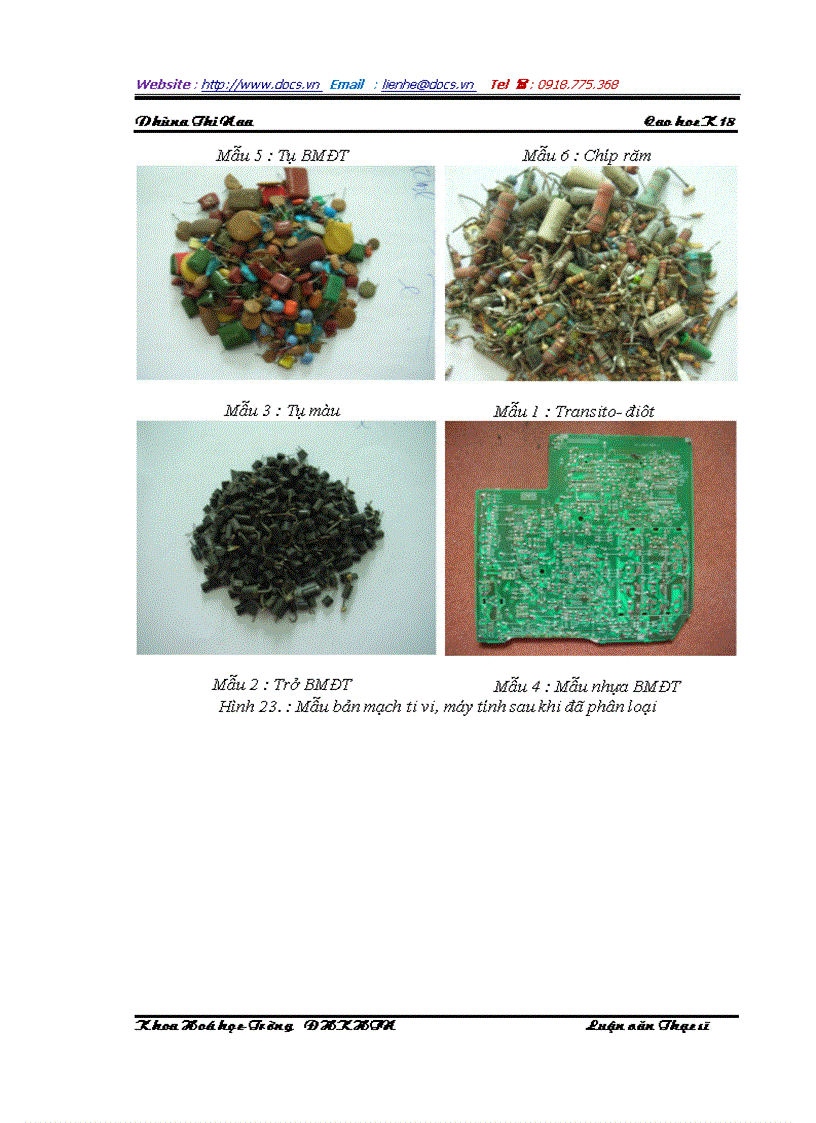 image for page Xác định đồng thời Ni Co Pd trong bản mạch điện tử bằng phương pháp trắc quang với thuốc thử PAN sử dụng thuật toán hồi quy đa biến