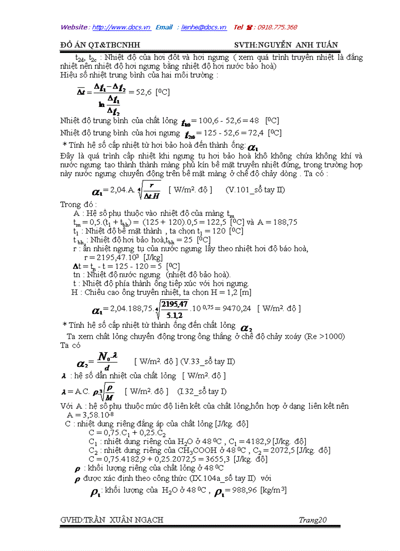 image for page Cân bằng nhiệt luyện cho quá trình chưng luyện