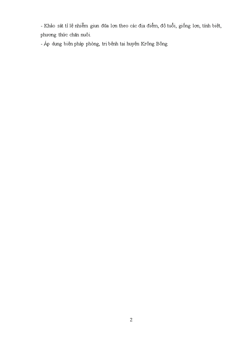 image for page Khảo sát tình hình nhiễm Ascaris suum trên lợn chăn nuôi gia đình tại huyện Krông Bông tỉnh Đắk Lắk và biện pháp phòng trị