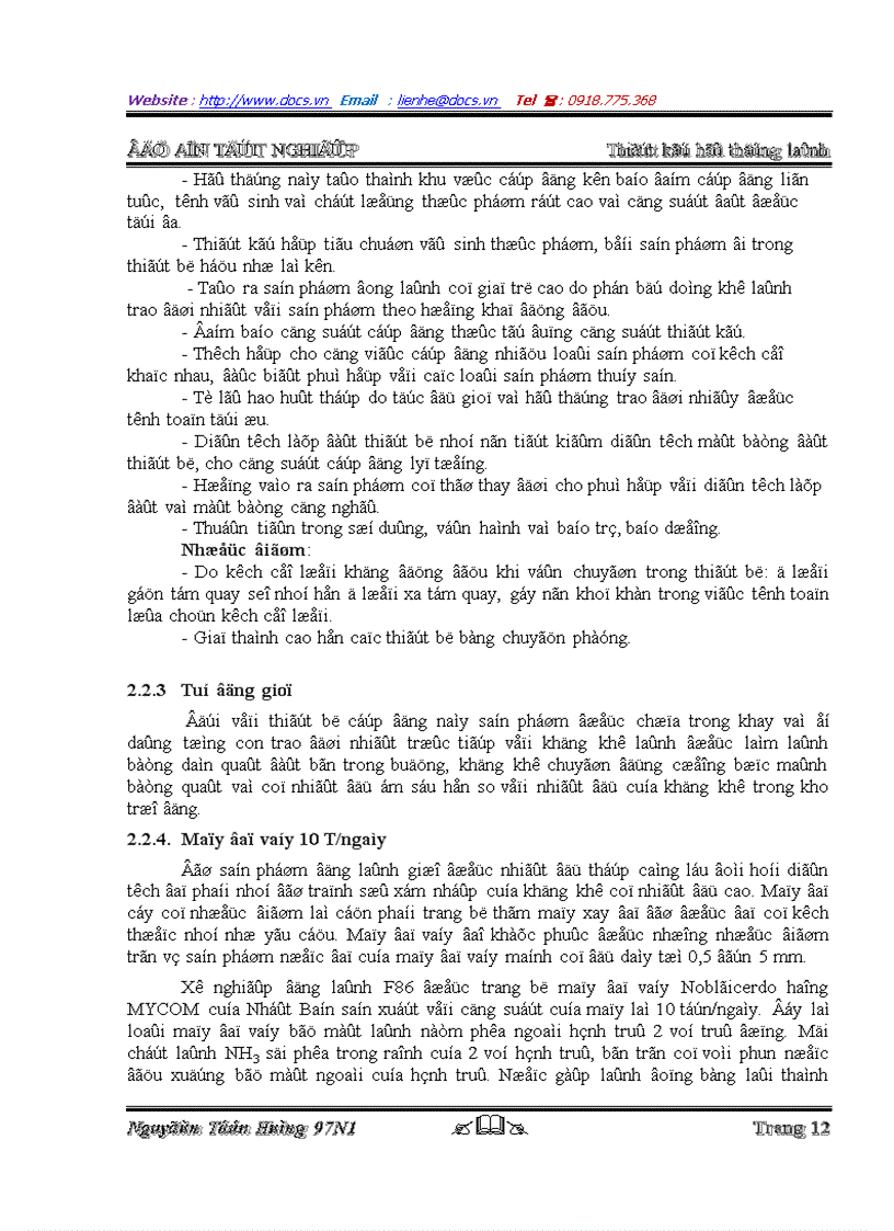 image for page Thiết kế hệ thống lạnh