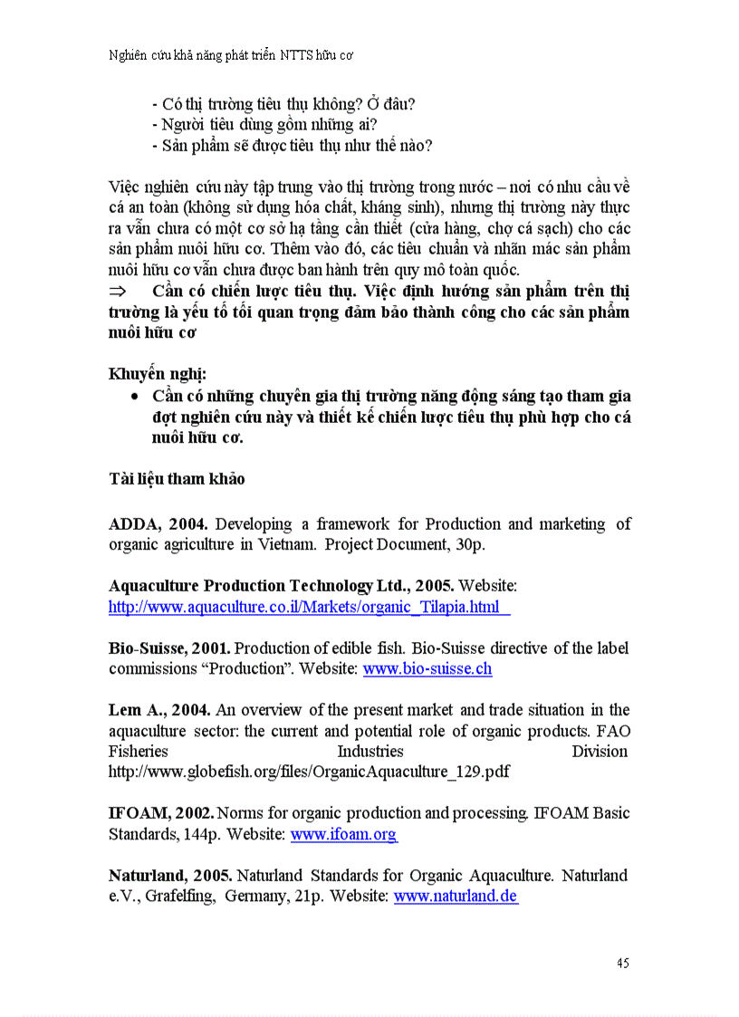 image for page Nghiên cứu khả năng phát chuyển đổi từ nuôi thuỷ sản truyền thống sang nuôi thuỷ sản hữu cơ tại xã Tân Dân An Lão Hải Phòng