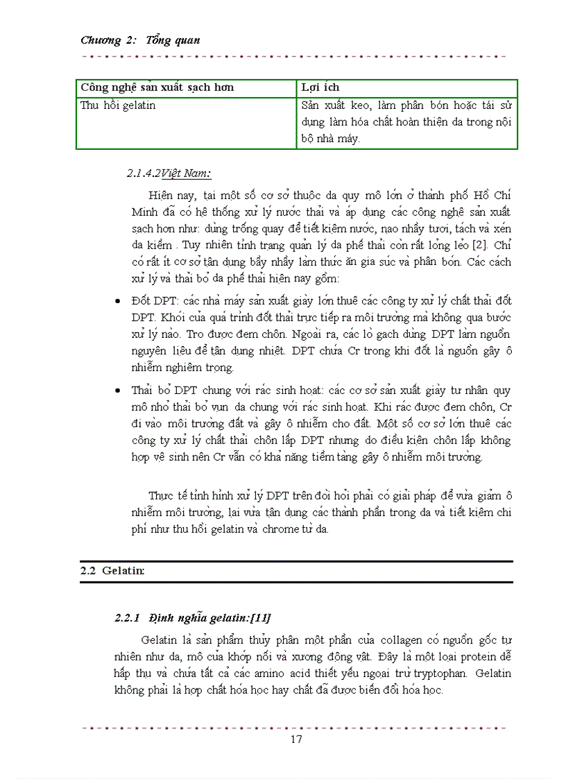 image for page Nghiên cứu khả năng thu hồi gelatin từ da phế thải và khả năng áp dụng công nghệ này ở Việt Nam