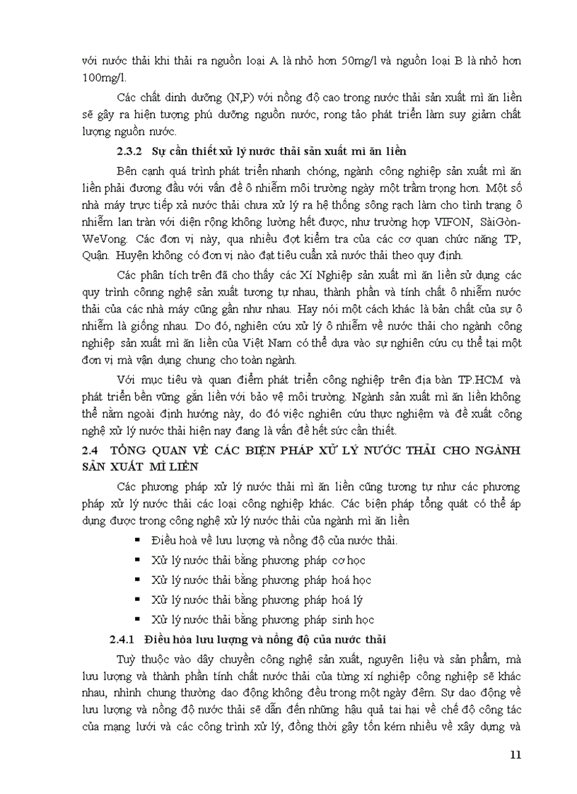 image for page Thiết kế hệ thống xử lý nước thải mì ăn liền cho nhà máy Gosaco