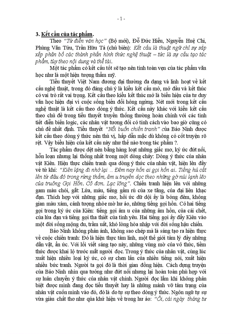 image for page Tiểu thuyết Nổi buồn chiến tranh của Bảo Ninh