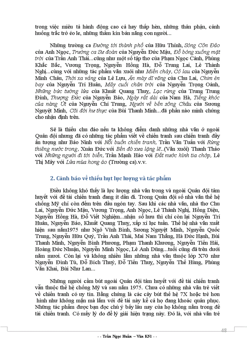 image for page Tiểu thuyết nỗi buồn chiến tranh tài liệu tham khảo