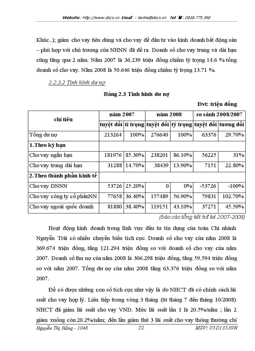 image for page Một số giải pháp nâng cao hiệu quả cho vay tại ngân hang công thương Nguyễn Trãi