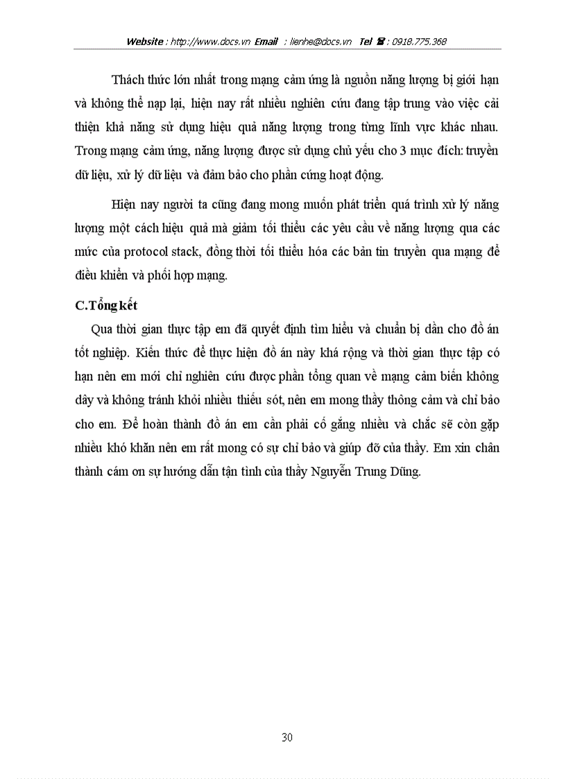 image for page Tổng quan về mạng cảm biến wsn