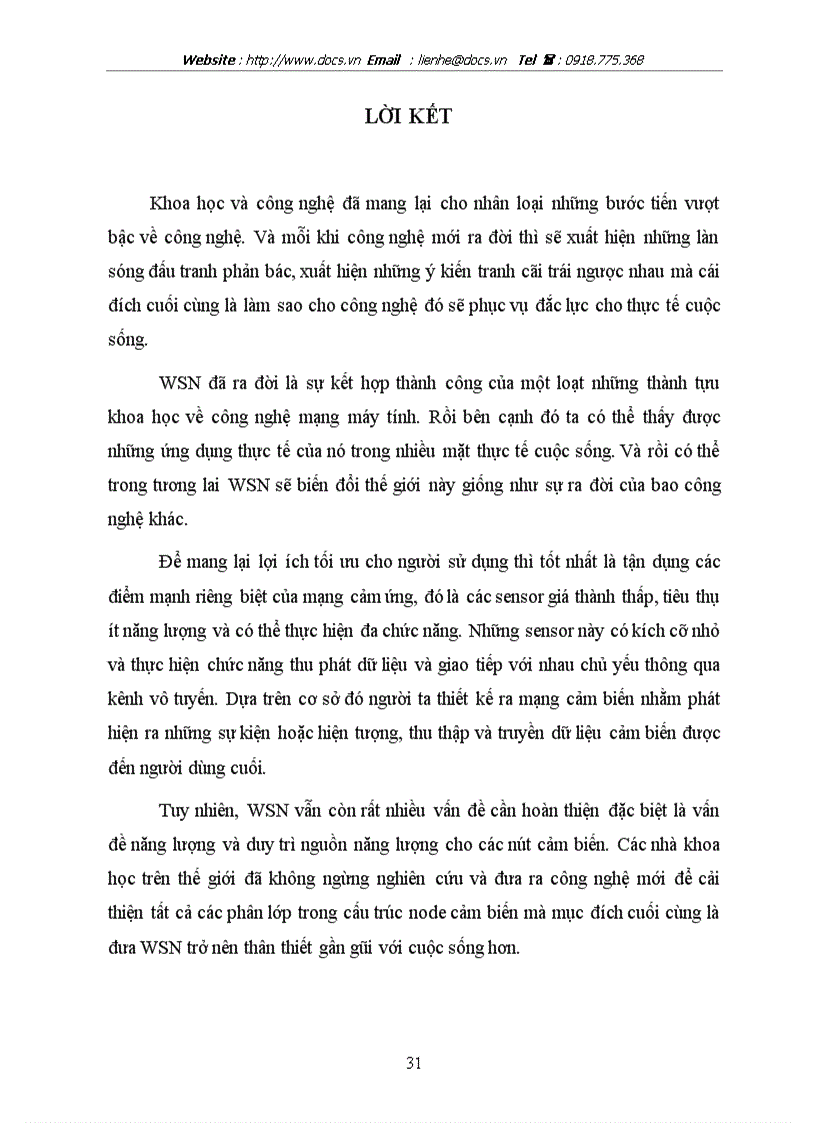 image for page Tổng quan về mạng cảm biến wsn