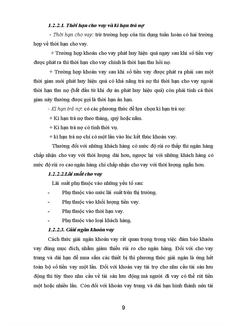 image for page Nâng cao chất lượng tín dụng trung và dài hạn tại Ngân hàng thương mại cổ phần Nhà Hà Nội
