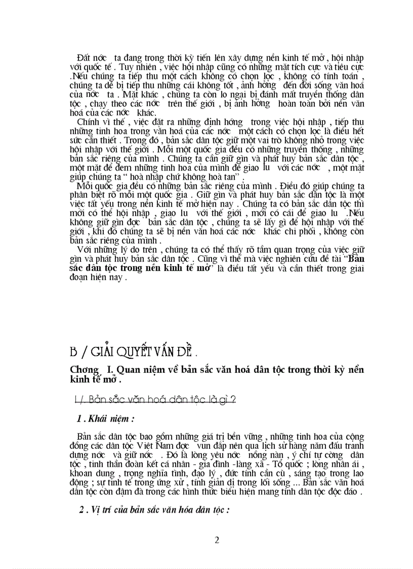 image for page Một số giải pháp nhằm phát huy bản sắc văn văn hoá dân tộc trong thời kỳ nền kinh tế mở