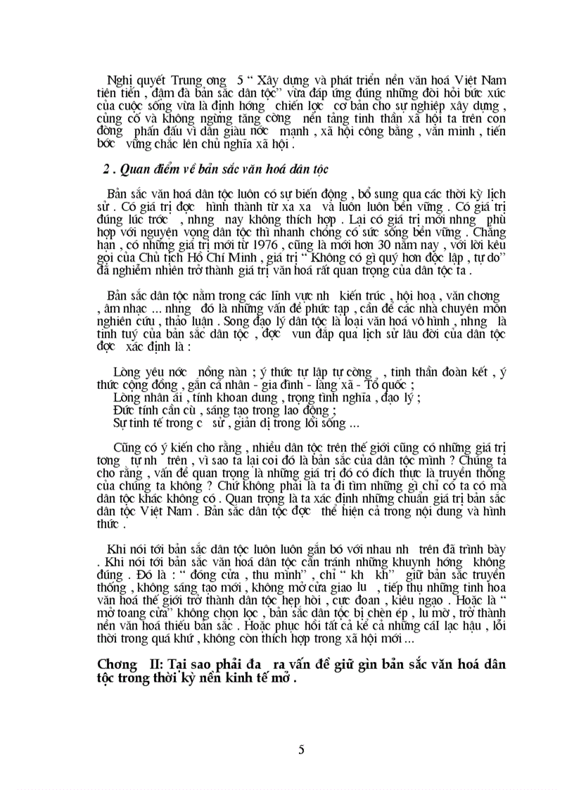 image for page Một số giải pháp nhằm phát huy bản sắc văn văn hoá dân tộc trong thời kỳ nền kinh tế mở