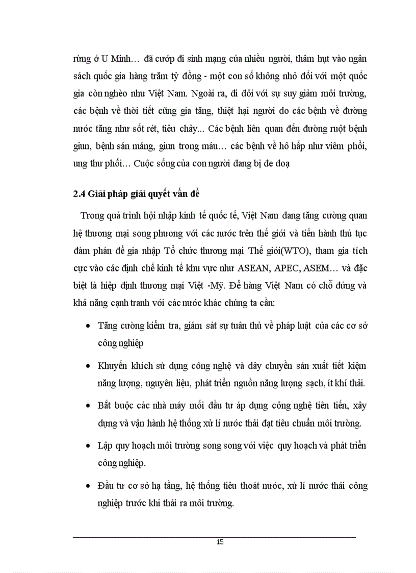 image for page Mối liên hệ giữa tăng trưởng kinh tế và bảo vệ môi trường ở Việt Nam