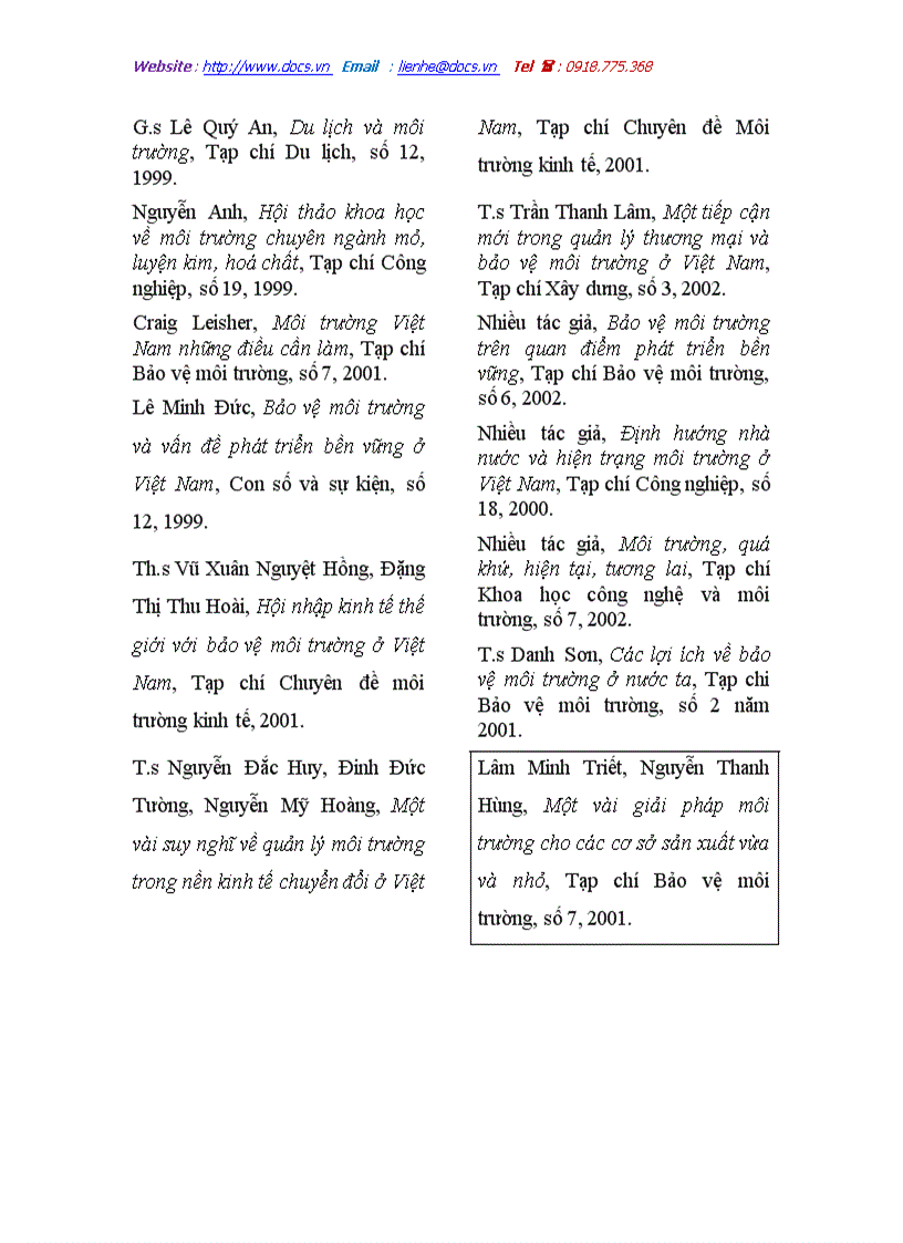 image for page Mối liên hệ giữa tăng trưởng kinh tế và bảo vệ môi trường ở Việt Nam