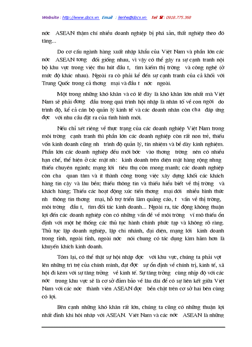 image for page Những cơ hội và thách thức của nền thương mại Việt Nam khi gia nhập AFTA