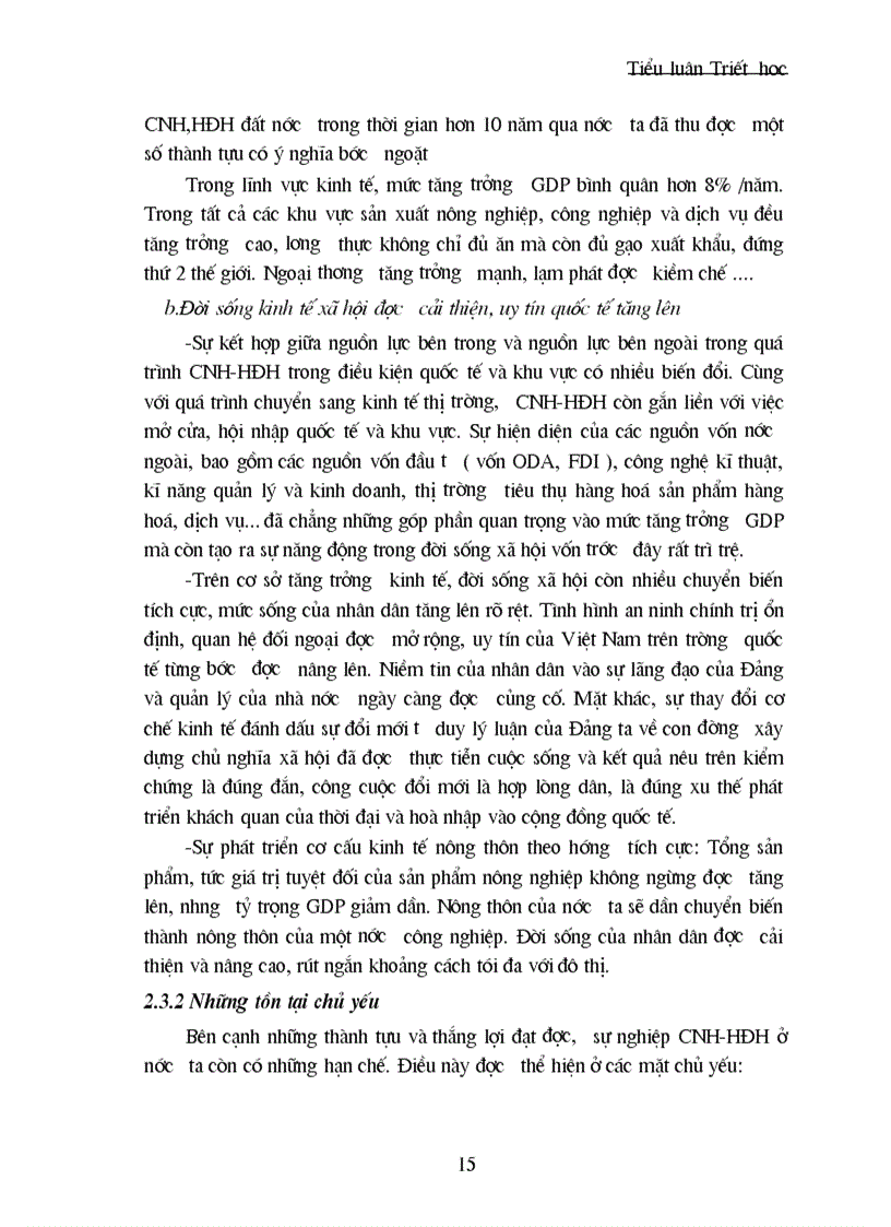 image for page Vai trò của CNH HDH trong sự nghiệp xây dựng chủ nghĩa xã hội ở nước ta