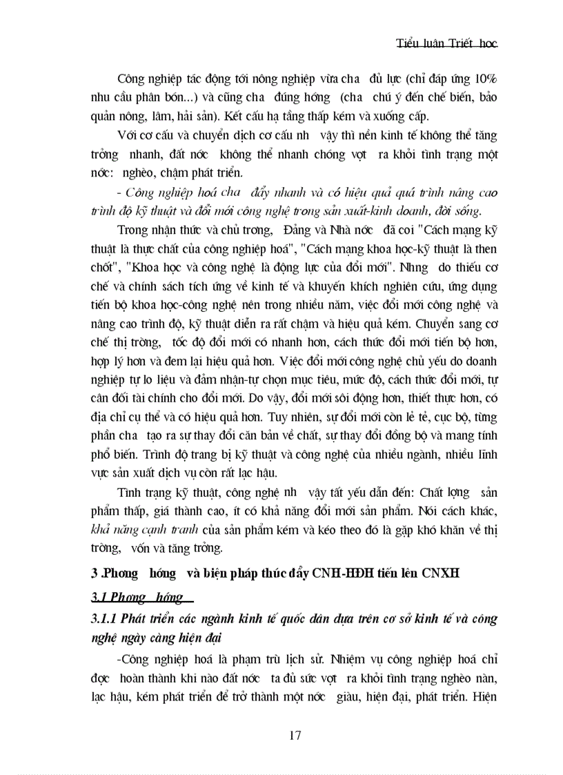 image for page Vai trò của CNH HDH trong sự nghiệp xây dựng chủ nghĩa xã hội ở nước ta