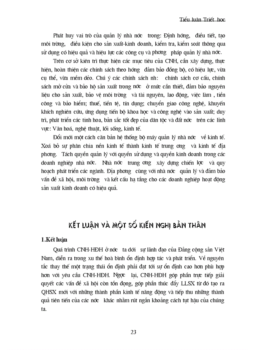 image for page Vai trò của CNH HDH trong sự nghiệp xây dựng chủ nghĩa xã hội ở nước ta