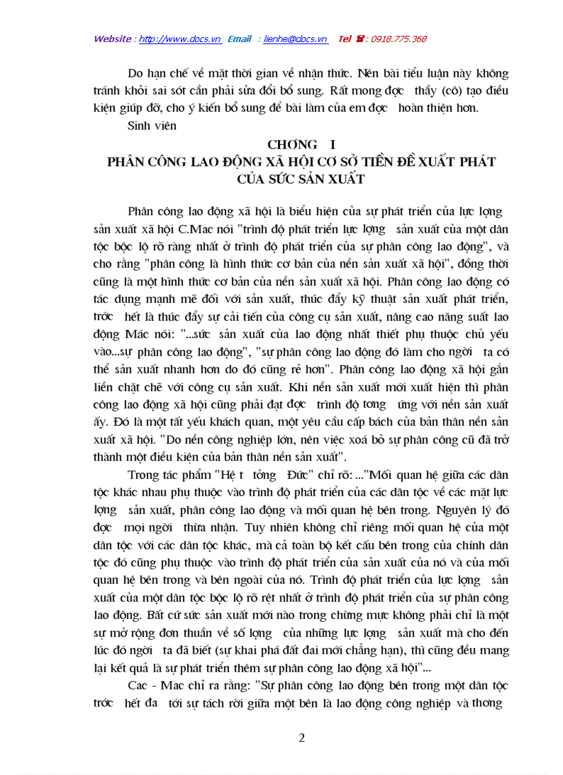 image for page Đảng ta quán triệt và vận dụng những quan điểm của Mac về mối quan hệ giữa phân công lao động xã hội và xã hội hoá sản xuất