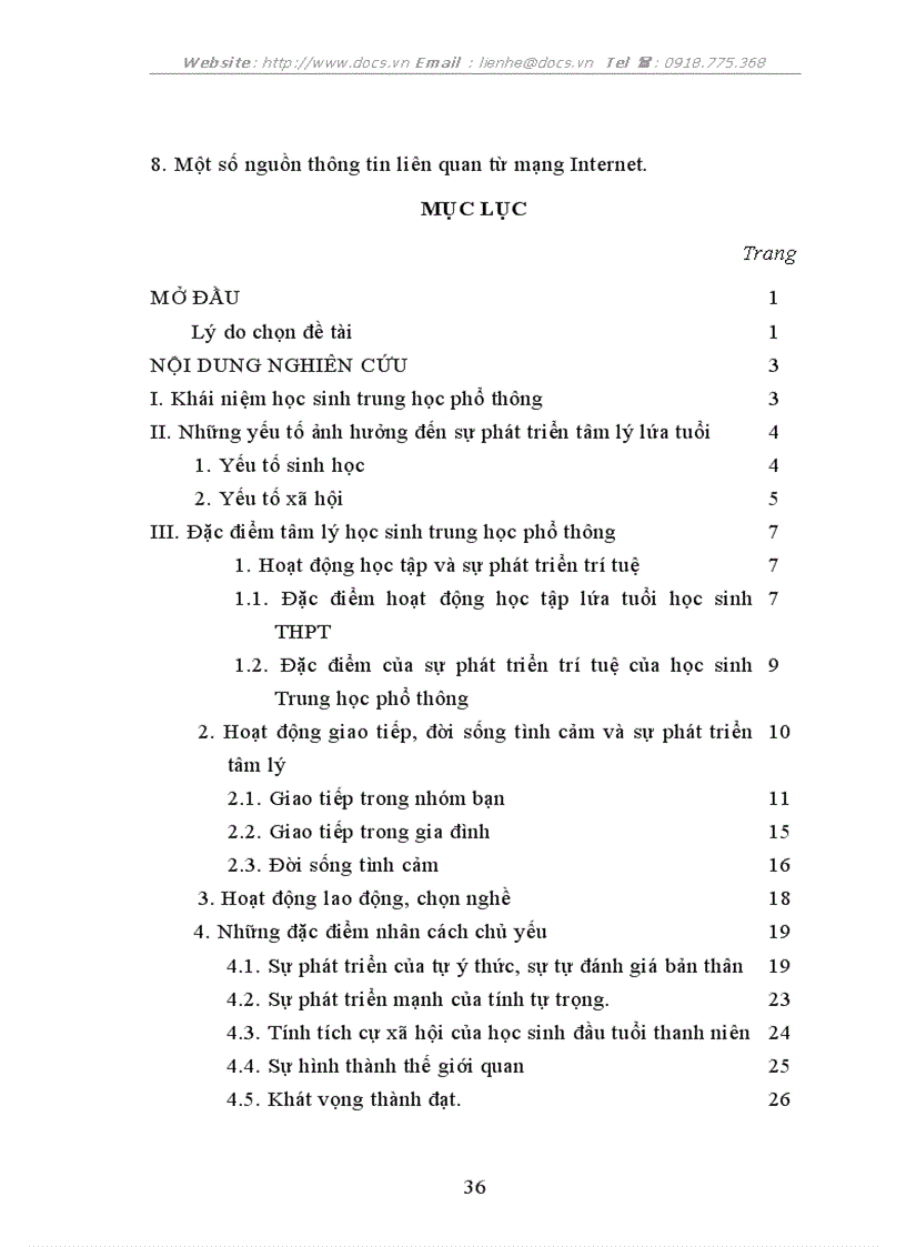 image for page Tìm hiểu đặc điểm tâm lý lứa tuổi học sinh trung học phổ thông