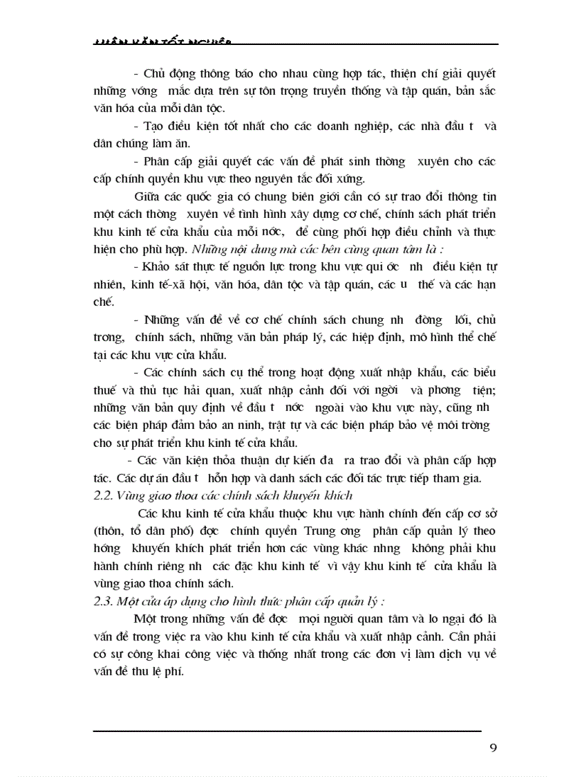 image for page Khu kinh tế cửa khẩu và tác động của nó đối với việc phát triển vùng Đông Bắc
