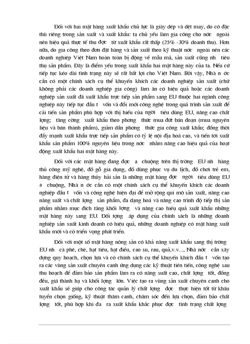 image for page Một số giải pháp chủ yếu để hàng hoá của Việt Nam thâm nhập vào thị trường EU