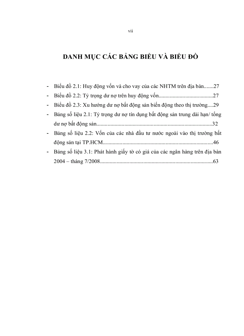 image for page Tín dụng bất động sản của các NHTM trên địa bàn TP HCM thực trạng và giải pháp