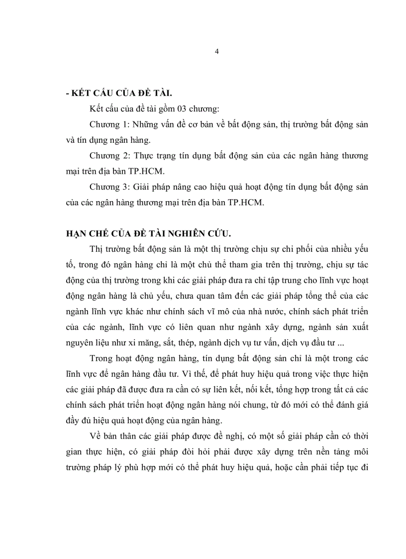 image for page Tín dụng bất động sản của các NHTM trên địa bàn TP HCM thực trạng và giải pháp