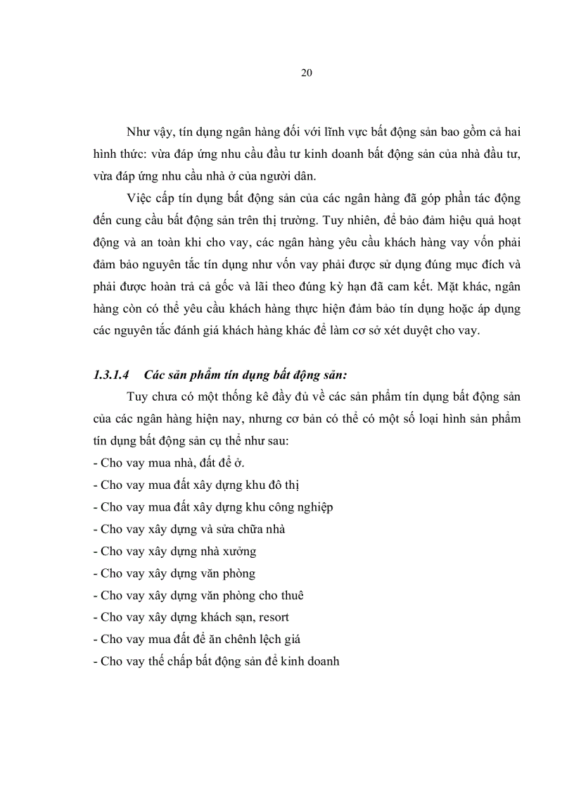 image for page Tín dụng bất động sản của các NHTM trên địa bàn TP HCM thực trạng và giải pháp