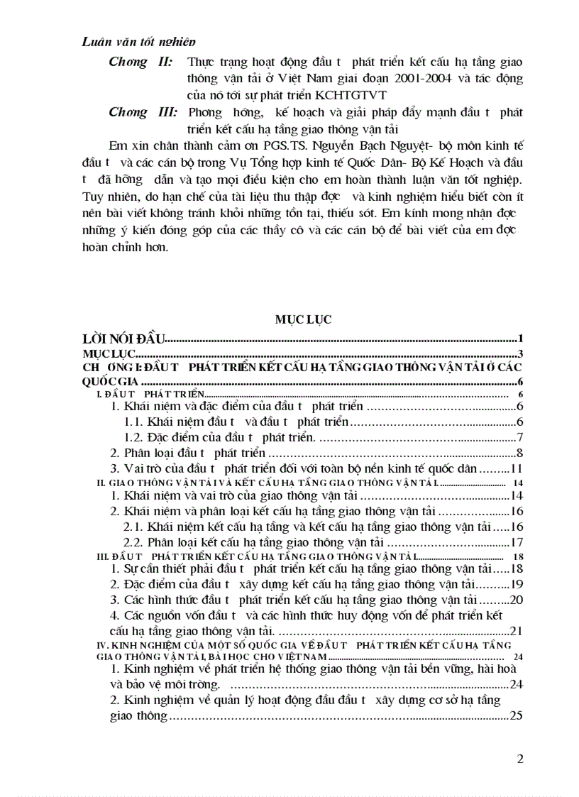 Phương hướng Kế Hoạch và giải pháp đẩy mạnh đầu tư phát triển kết cấu hạ tầng giao thông vận tải