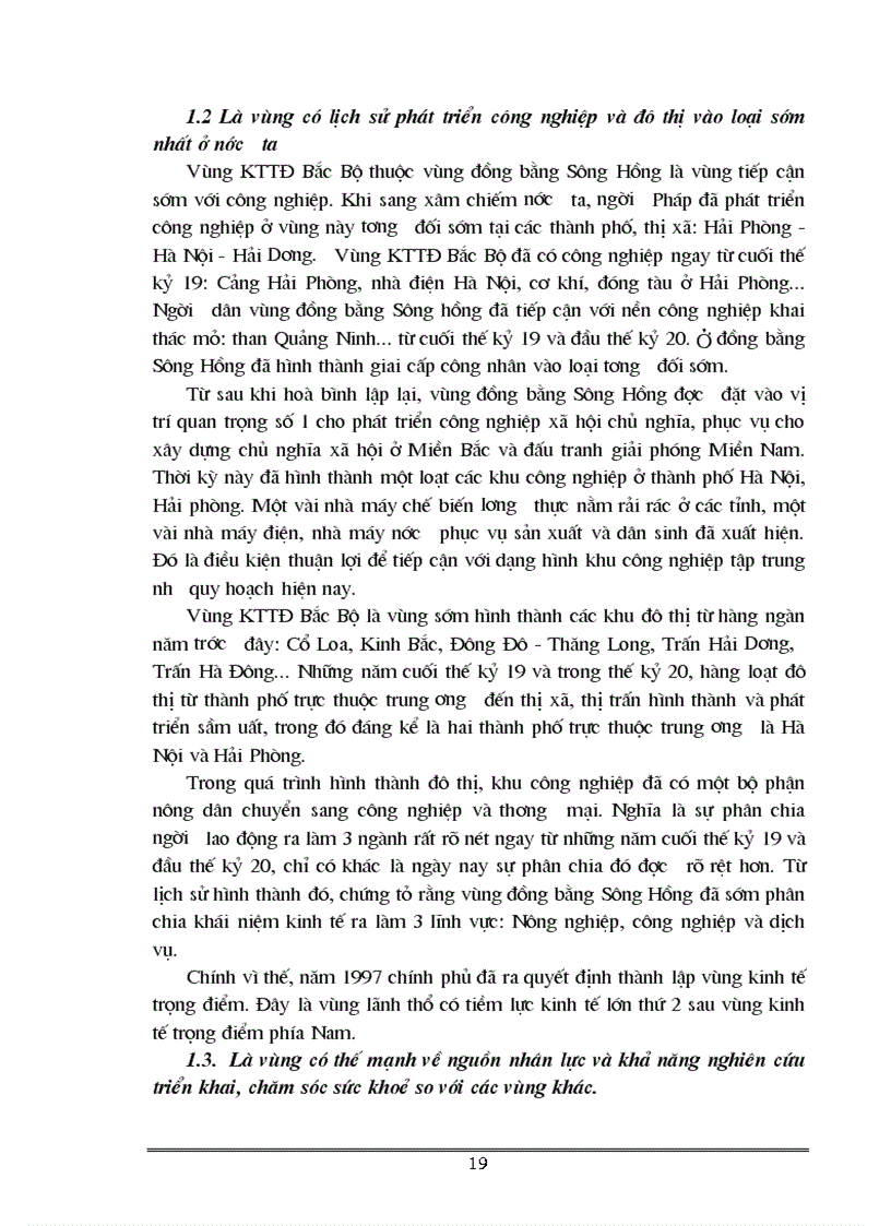 image for page Một số giải pháp nhằm nâng cao hiệu quả của đầu tư phát triển công nghiệp vùng KTTĐ Bắc Bộ