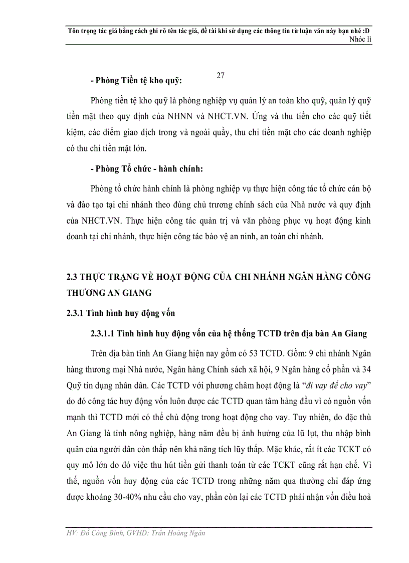 image for page Chất lượng tín dụng tại chi nhánh NH công thương An Giang Thực trạng và giải pháp