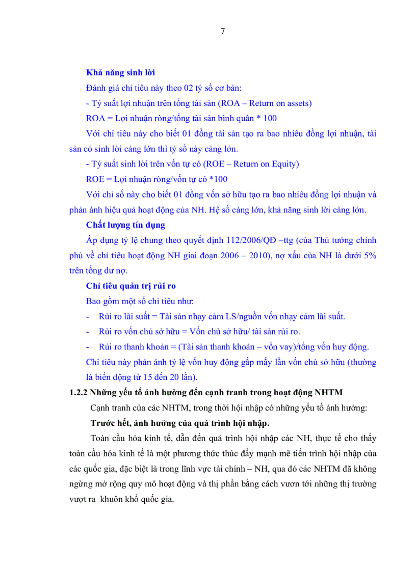 image for page Nâng cao năng lực cạnh tranh của Ngân hàng phát triển và ĐBSCL TP Cần Thơ trong thời kỳ hội nhập và phát triển