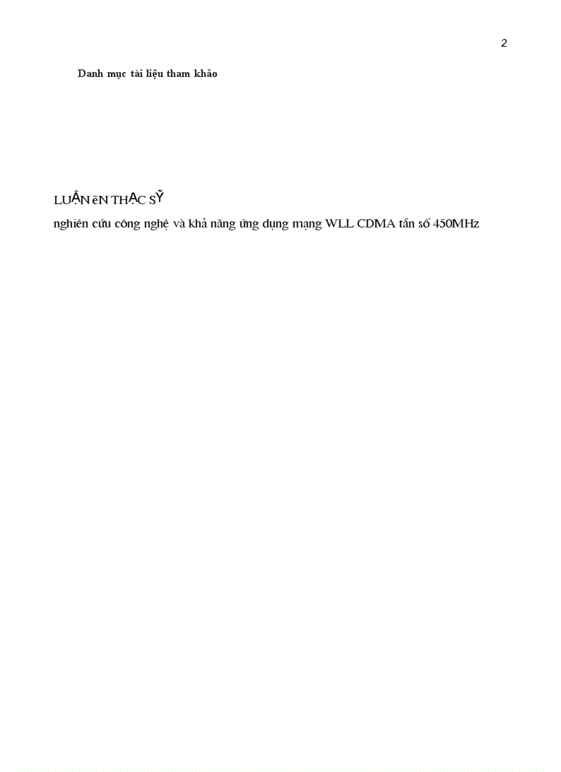 image for page Nghiên cứu công nghệ và khả năng ứng dụng mạng WLL CDMA tần số 450MHz