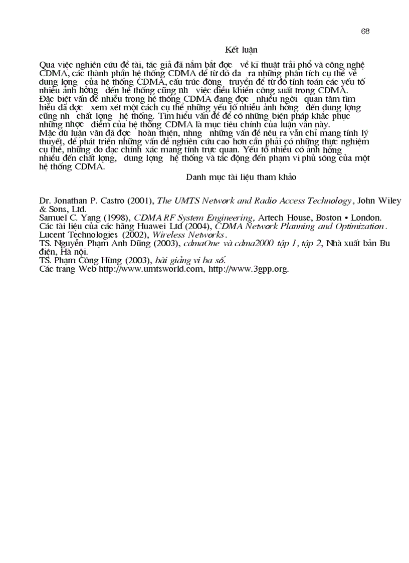 image for page Nghiên cứu công nghệ và khả năng ứng dụng mạng WLL CDMA tần số 450MHz