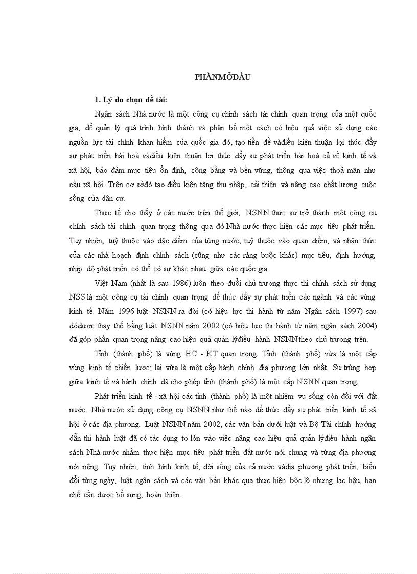 image for page Hoàn thiện chính sách quản lý ngân sách tỉnh thành phố trong điều kiện kinh tế thị trường ở Việt Nam