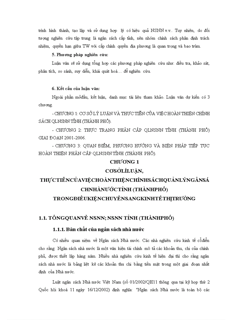 image for page Hoàn thiện chính sách quản lý ngân sách tỉnh thành phố trong điều kiện kinh tế thị trường ở Việt Nam