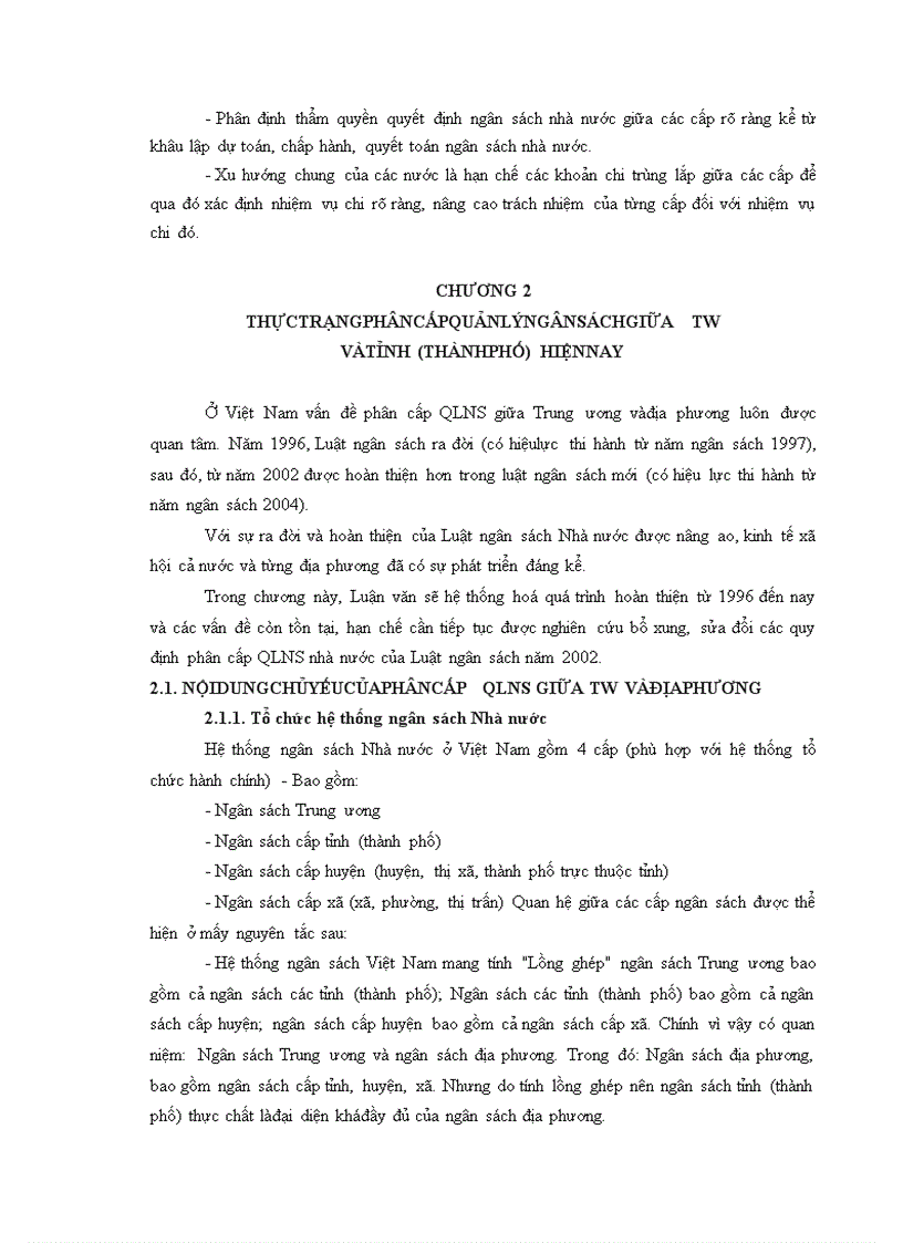 image for page Hoàn thiện chính sách quản lý ngân sách tỉnh thành phố trong điều kiện kinh tế thị trường ở Việt Nam