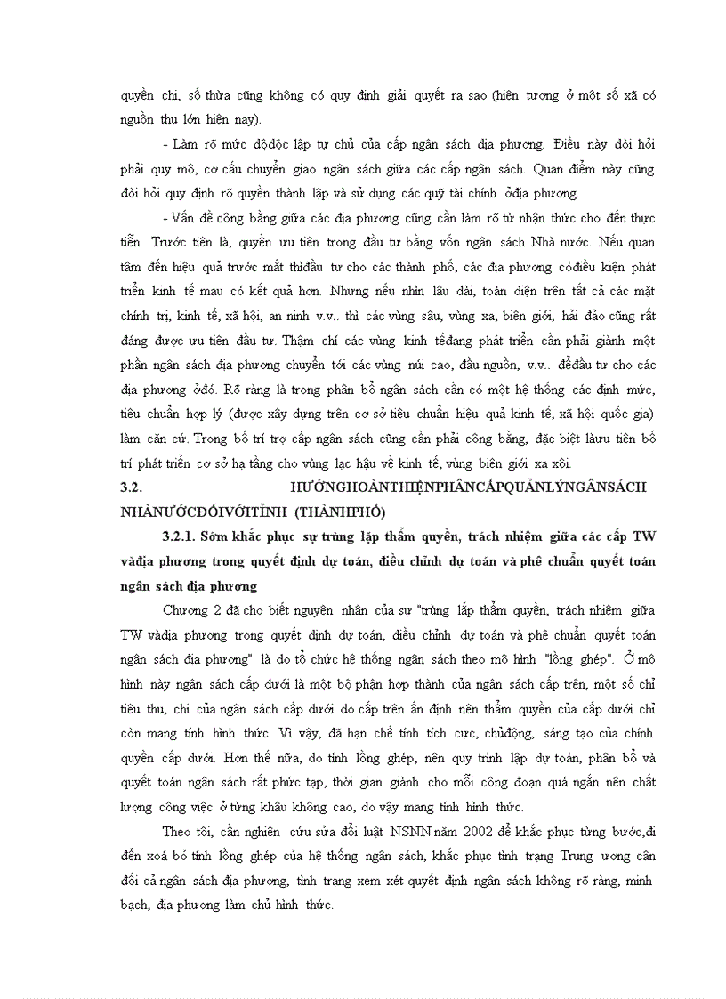 image for page Hoàn thiện chính sách quản lý ngân sách tỉnh thành phố trong điều kiện kinh tế thị trường ở Việt Nam